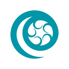 Obraz premium Abstract Spiral Logo