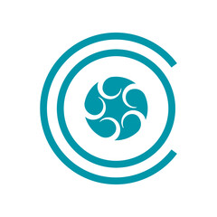 Obraz premium Abstract Circle Logo