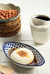 Jimami Dofu, Peanut Tofu, Rakkasei Doufu.