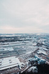 Helsinki train station from above