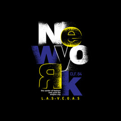 design logo new york  tshirt style