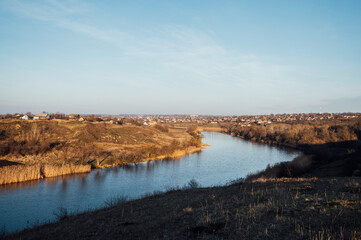 Fototapeta na wymiar Rural landscape of Ukraine