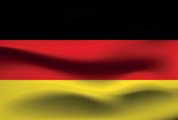Flag of germany, vector illustration