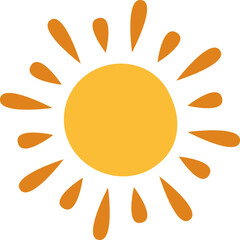 Sun flat icon Solar system Astrology