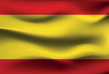 Flag of Spain, vector illustration