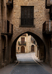 Fototapeta na wymiar View of Calaceite, one of the most beautiful villages in Spain