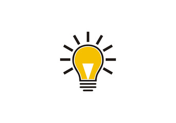 Fototapeta na wymiar lamp logo company icon business abstract background illustration