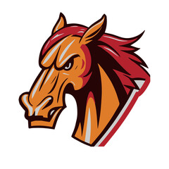 Horse Head Mascot 