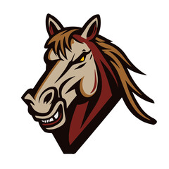 Horse Head Mascot 