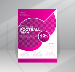 Sports Event League Competition Promotion for Advertising Football or Soccer Tournament Banner, Posters, Flyer, Vector, Illustration Design