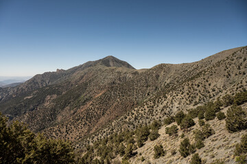 Looking At The Eastern Side Of Telescope Peak From The Steep Trail