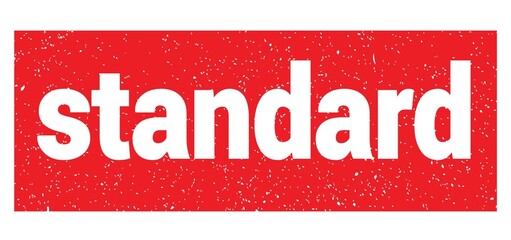 standard text written on red stamp sign.