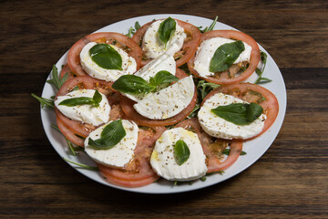 Capresse salad. Delicious, tasty.