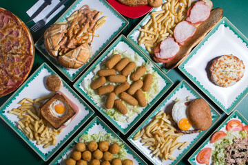 Italian restaurant table