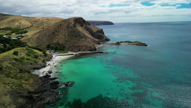 Beautiful Second Valley Jetty  Beach. South Australia.