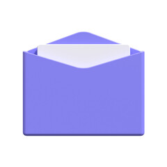Illustration of a email with aesthetic colors suitable for web, apk or additional ornaments for your project