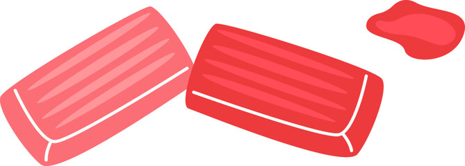 Colorful plasticine flat icon Craft hobby