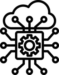  Processor setting Vector Icon
