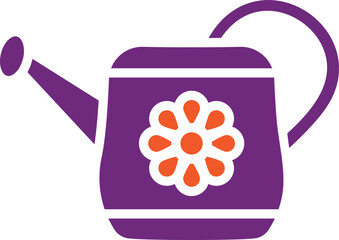 Watering can Vector Icon Design Illustration