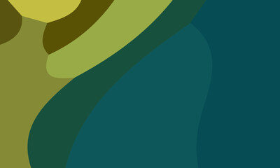 Aesthetic green and yellow abstract background with copy space area. Suitable for poster and banner