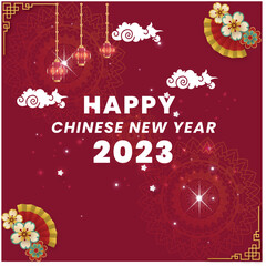 chinese new year festival celebration template 2023