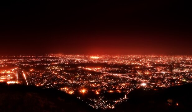 Islamabad at Night Beautiful Night Lights view