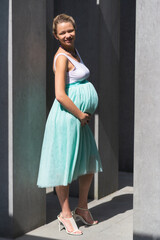 Fototapeta na wymiar portrait of a pregnant woman