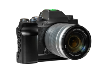 Modern mirrorless system camera for semi-professionals
