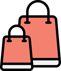 Shopping bag Vector Icon Design Illustration
