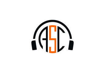 microphone logo company icon business abstract background illustration