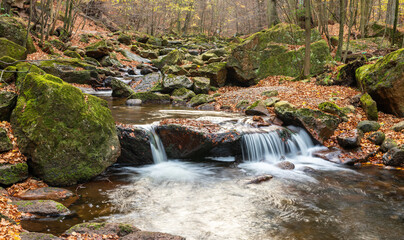 Fluss Ilse im Harz, Deutschland