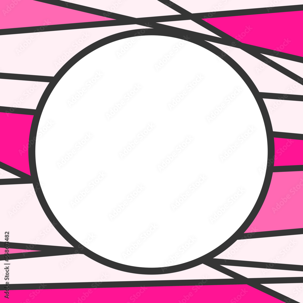 Poster minimalist framed background with abstract colorful lines and with some copy space area. minimalist 