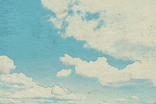 retro sky pattern