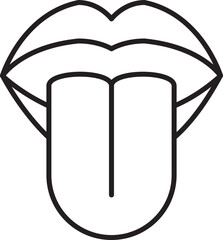 tongue icon