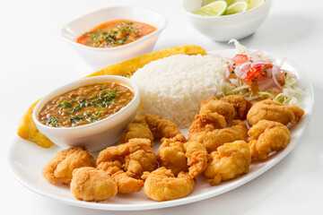 Camarones apanados 