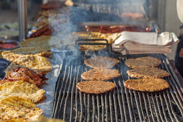 Grilling Minced Meat Patties