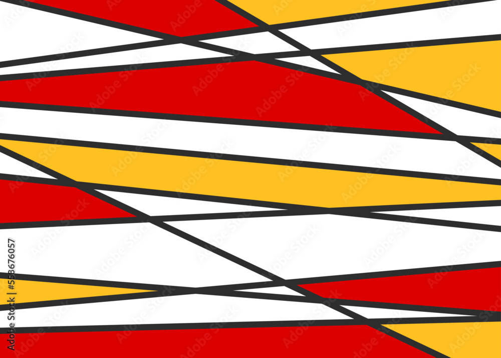 Poster minimalist background with abstract colorful geometric line pattern