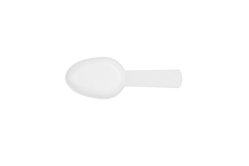 The white plastic spoons
