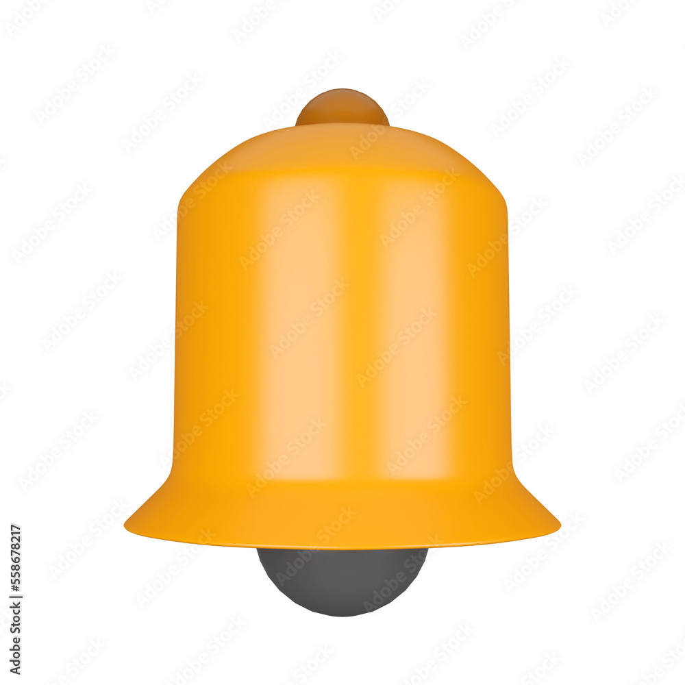 Poster alert icon. web interface 3d rendering.