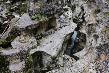 The gorges of Fier are very narrow and deep gorges in Haute-Savoie just next to Annecy