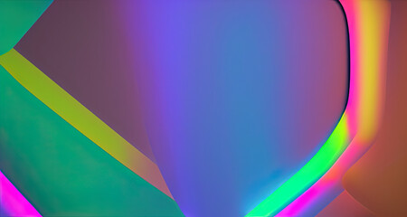 modern abstract background in bright neon color