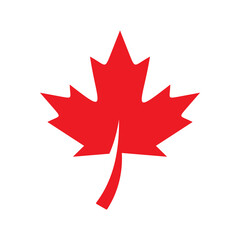 red maple leaf logo symbol
