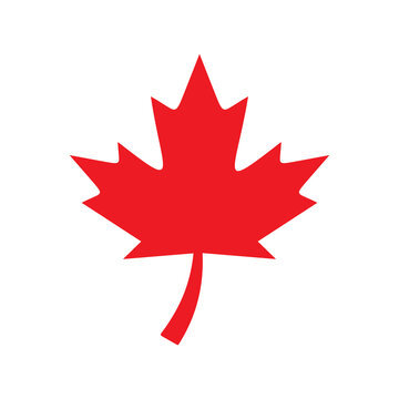 red maple leaf logo symbol