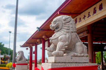Chinese guardian lion in Thai-Chinese Cultural Center, Udon thani,  Thailand