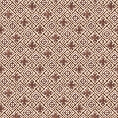 Mosaic geometric dark brown seamless texture pattern. Trendy kaleidoscope woven design for printed fabric. Rough abstract textile design. 