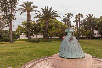 Madeira, Funchal, Parkanlage mit Sissi