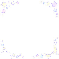 ⭐︎ファンシードリームフレーム⭐︎PNG