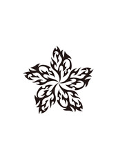 トライバル フラワー