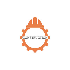 Construction Building Logo Icon Design isolated on white background