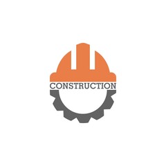 Construction Building Logo Icon Design isolated on white background